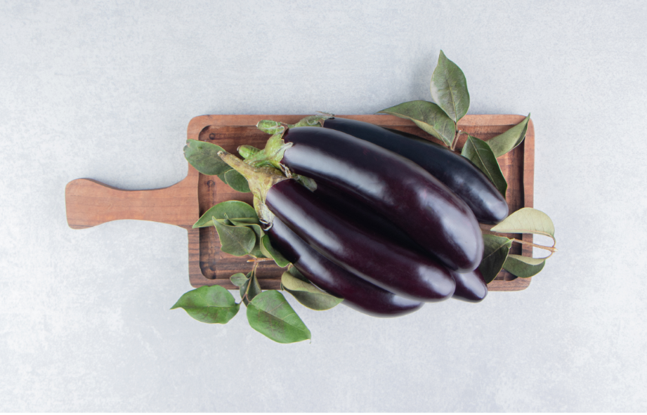 Berenjenas rellenas con cebolla La Caja Saludable