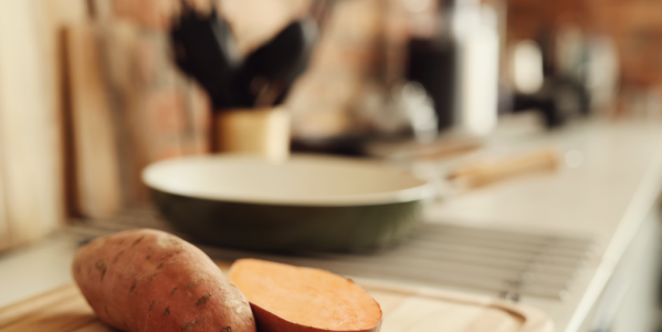 Chips de boniato al horno La Caja Saludable