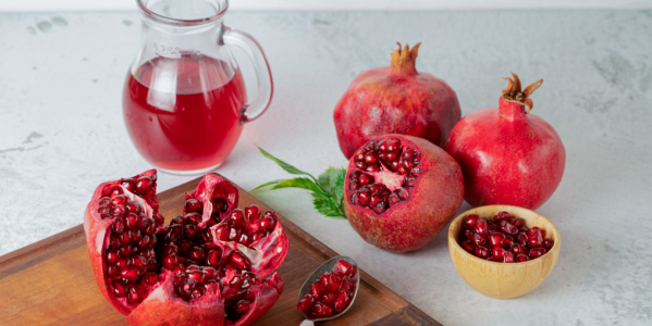 Ensalada otoñal de granada La Caja Saludable