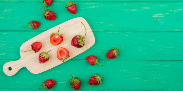 Fresa, placer y salud La Caja Saludable