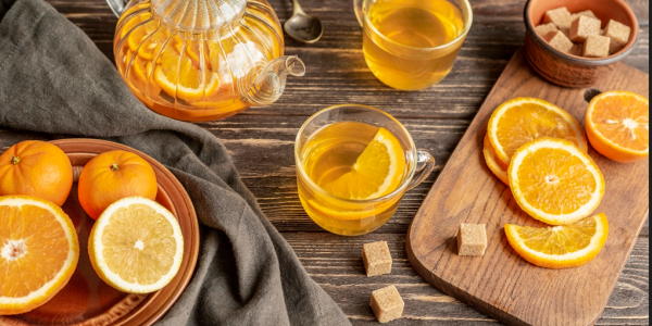 Infusión de jengibre y naranja La Caja Saludable