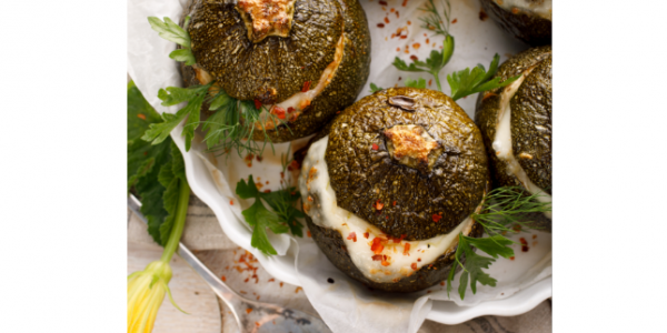 Receta de calabacín redondo relleno La Caja Saludable