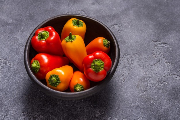Pimientos sweet bite rellenos de salmón La Caja Saludable