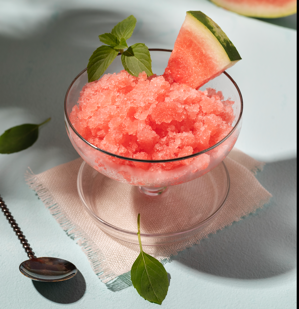 Receta de granizado de sandía