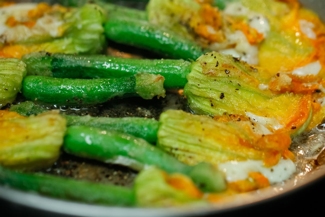 Flor de calabacín, uso y disfrute