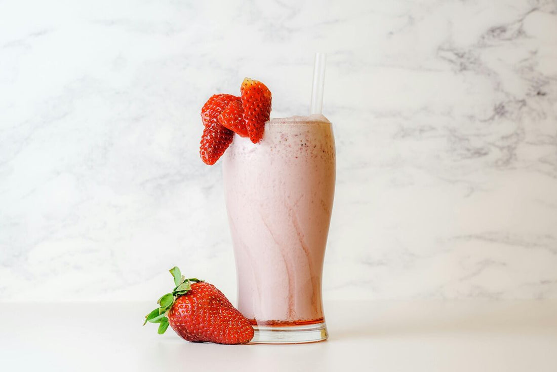Un batido de fresas y arándanos: Alegra tu semana