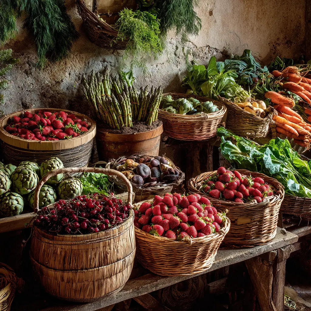 Frutas y verduras frescas de mayo en España🥦🍓