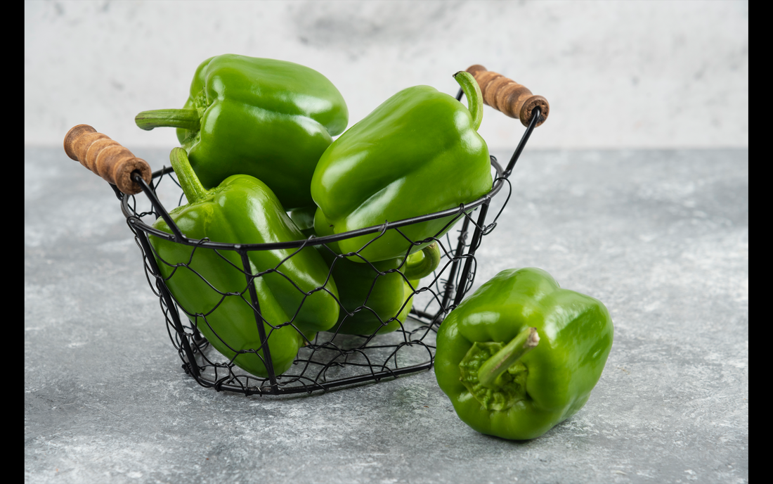 Pimiento dolma relleno de pisto La Caja Saludable