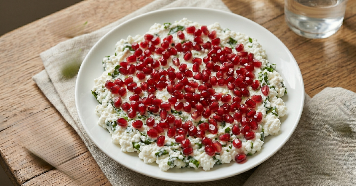 Ensalada de Ricotta con granada