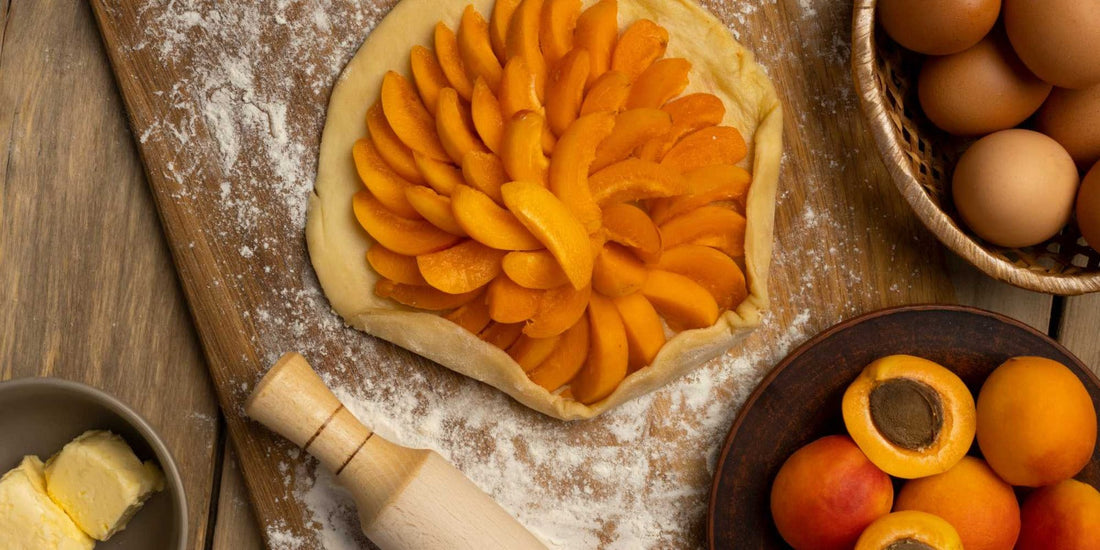 Tartaletas fáciles de melocotón amarillo