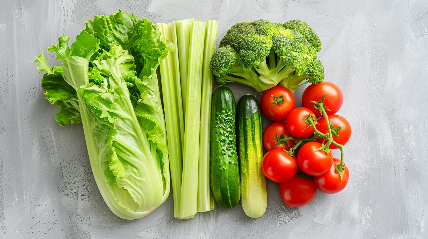Verduras con menos calorías: Volumen y ligereza en tu dieta