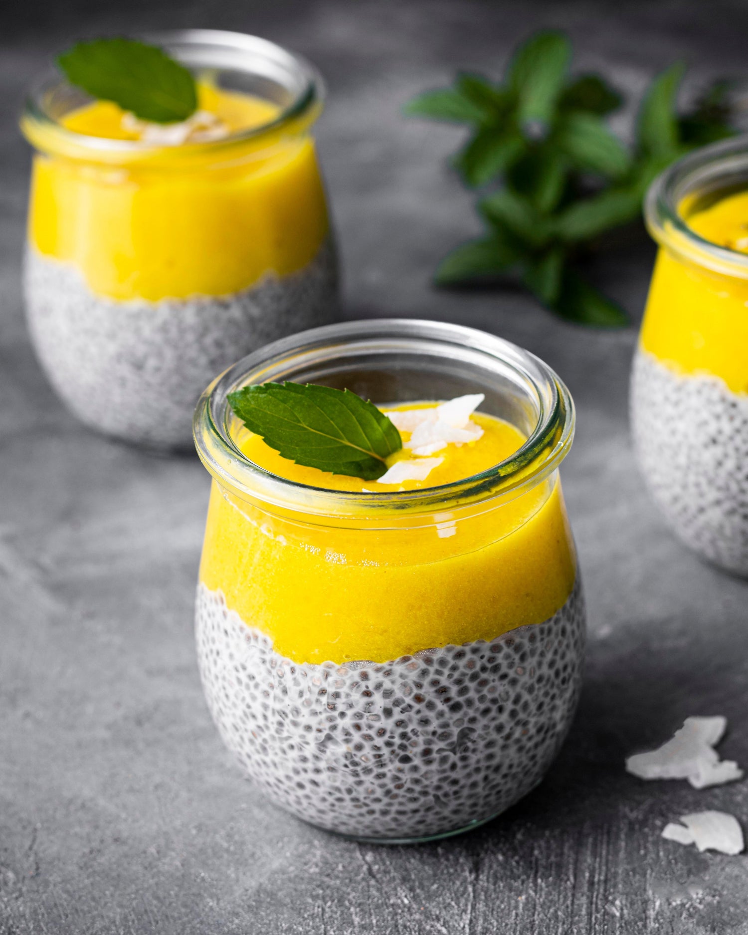 Pudín de mango Osteen
