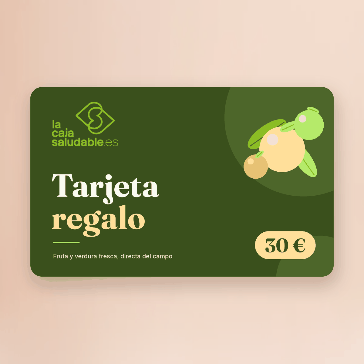 Tarjeta Regalo de Fruta y Verdura
