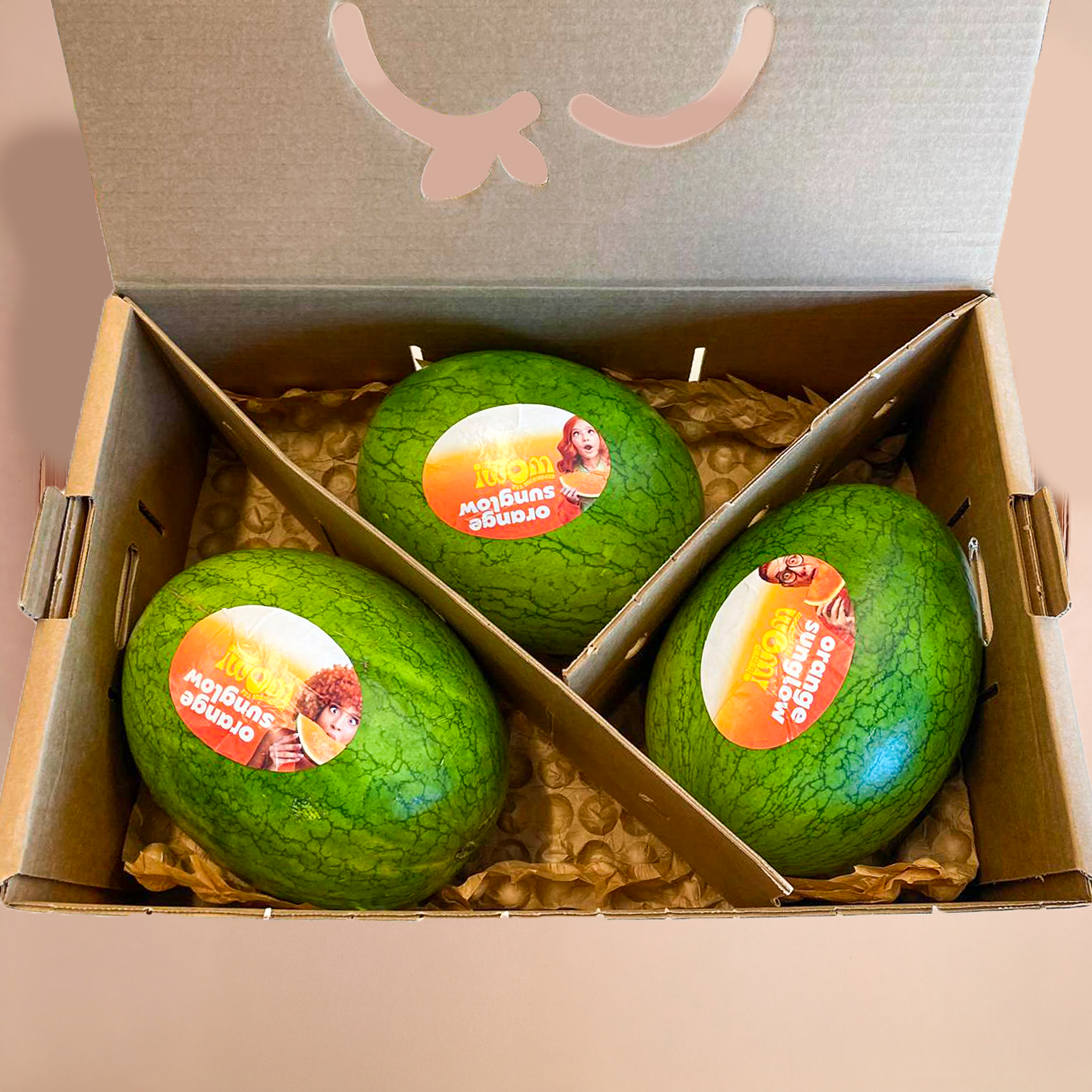 CAJA SANDÍA NARANJA
